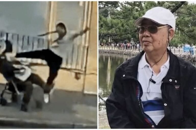 Weng, 87, was attacked three times on the streets of the United States and decided to give up his US citizenship and move back to Guangzhou.

