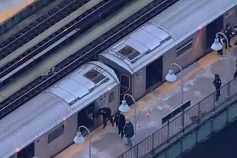 Gunshots were heard on the New York subway.  A brawl on the subway resulted in 1 death and 5 injuries.  The gunman has fled.

