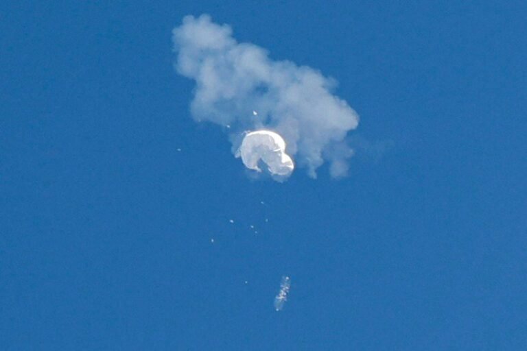 The US military intercepted a balloon over Utah and determined that it posed no threat to civil aviation and national security.

