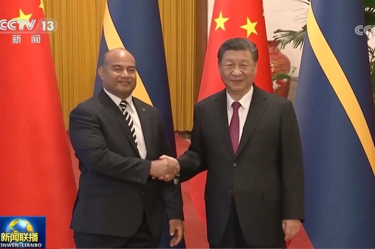 President Nauru visits Beijing to call on China, Xi Jinping responds that 