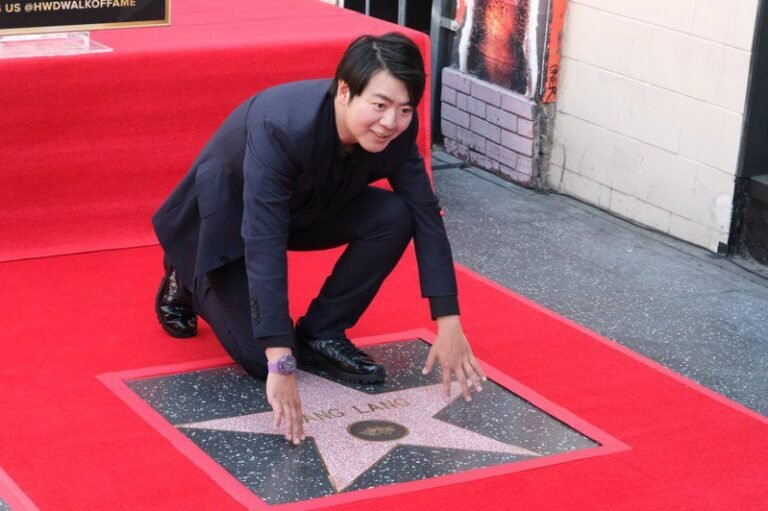 Lang Lang was the first Asian pianist to receive a star on the Hollywood Walk of Fame

