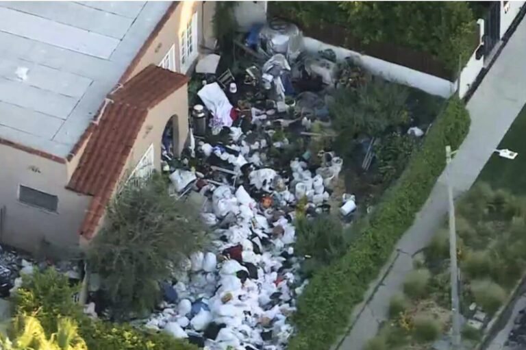Los Angeles neighborhood trash home mayor calls public health emergency


