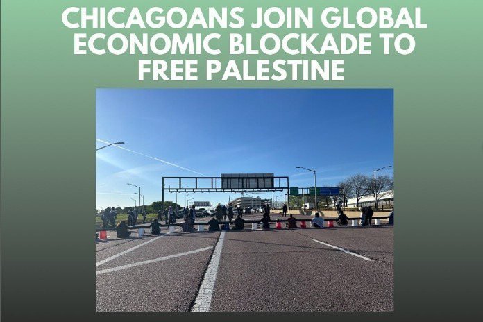 Palestinian protesters blocked traffic on the Golden Gate Bridge, O'Hare Airport, Philadelphia and other locations

