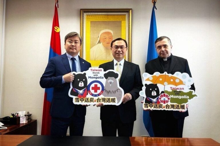 Taiwan's Foreign Ministry donates US$100,000 to help victims of snowstorm in Mongolia

