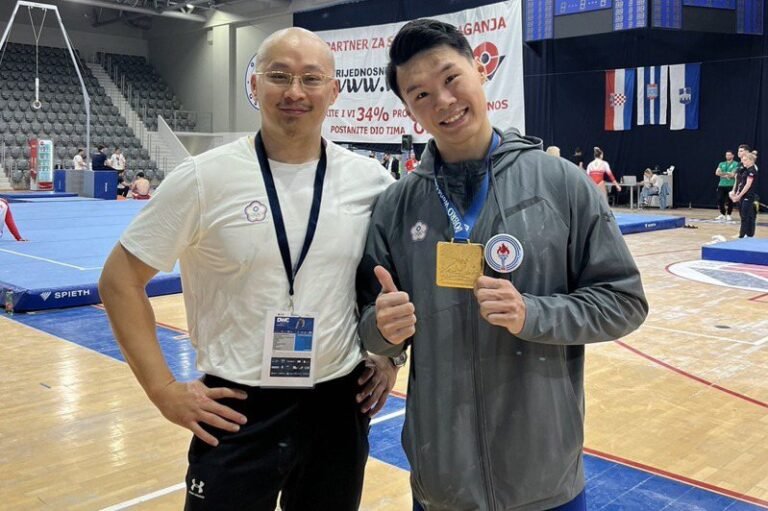 Tang Jiahong increased the difficulty score in the final and easily won the Gymnastics World Challenge Cup

